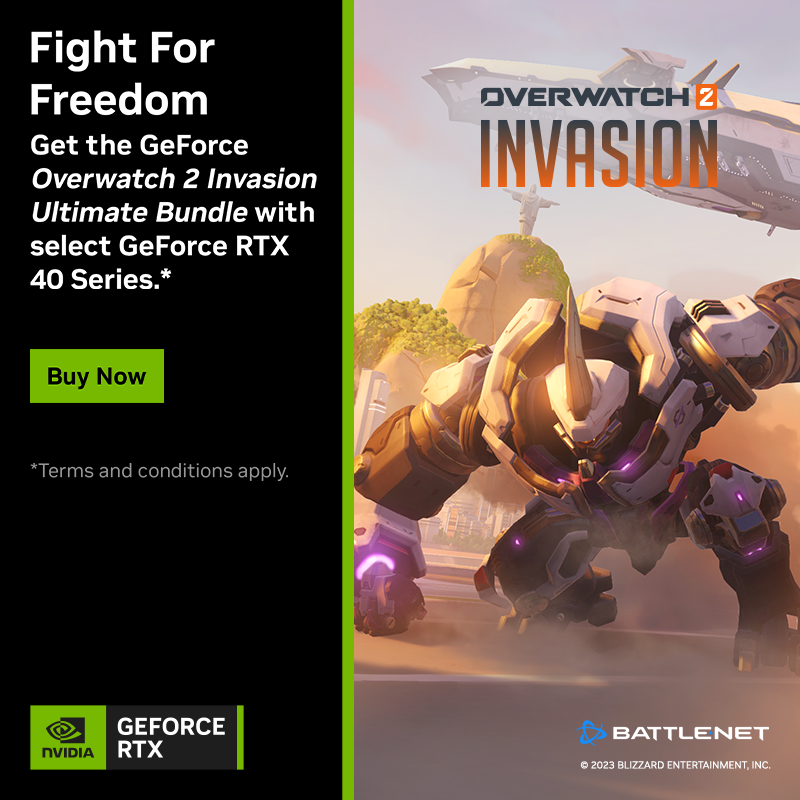  - Nvidia Fight For Freedom Bundle - Overwatch 2 Invasion