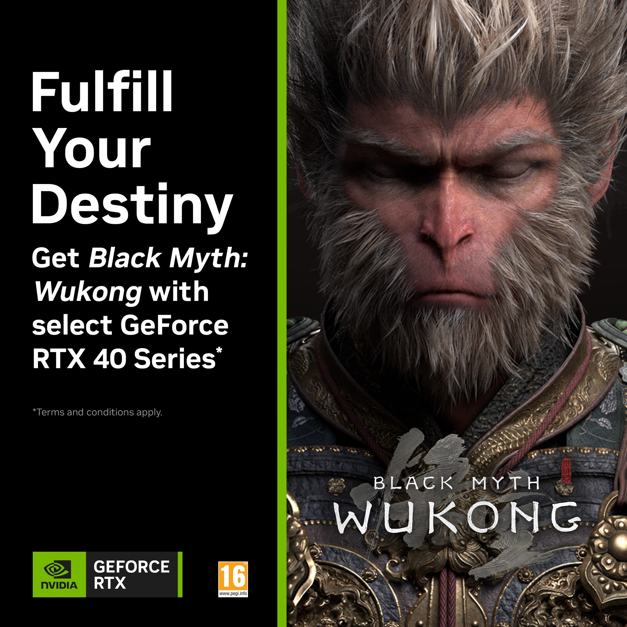 NVIDIA - Black Myth: Wukong Standard Edition Game Bundle