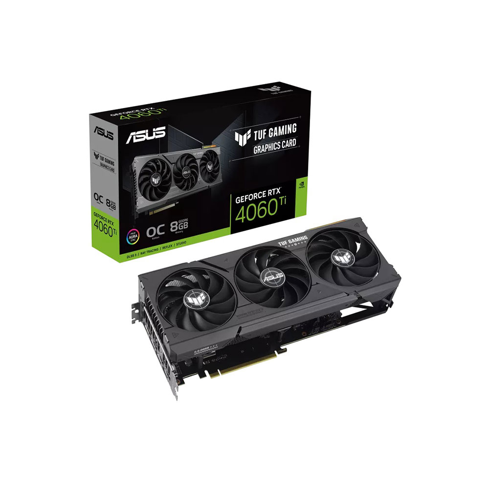 Asus GeForce RTX 4060Ti TUF OC 8GB GDDR6 Graphics Card