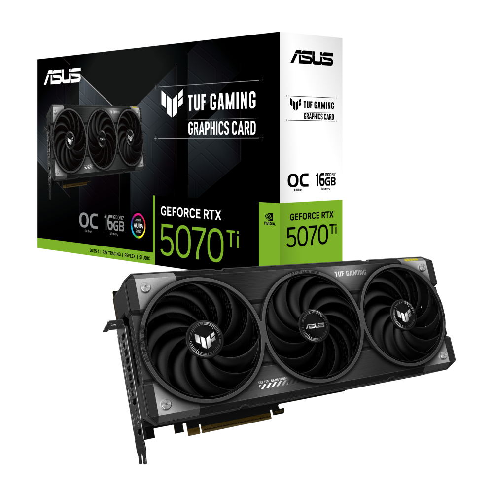 Asus GeForce RTX 5070Ti TUF Gaming OC 16GB GDDR7 PCI-Express Graphics Card