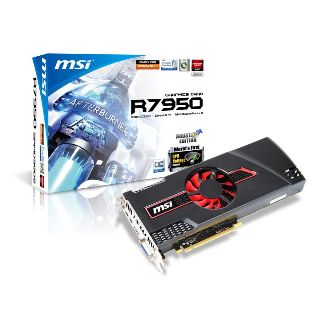 MSI AMD ATI Radeon 7950 BE 3072MB PCI-Express Graphics Card REFURB (90 Day Warranty)