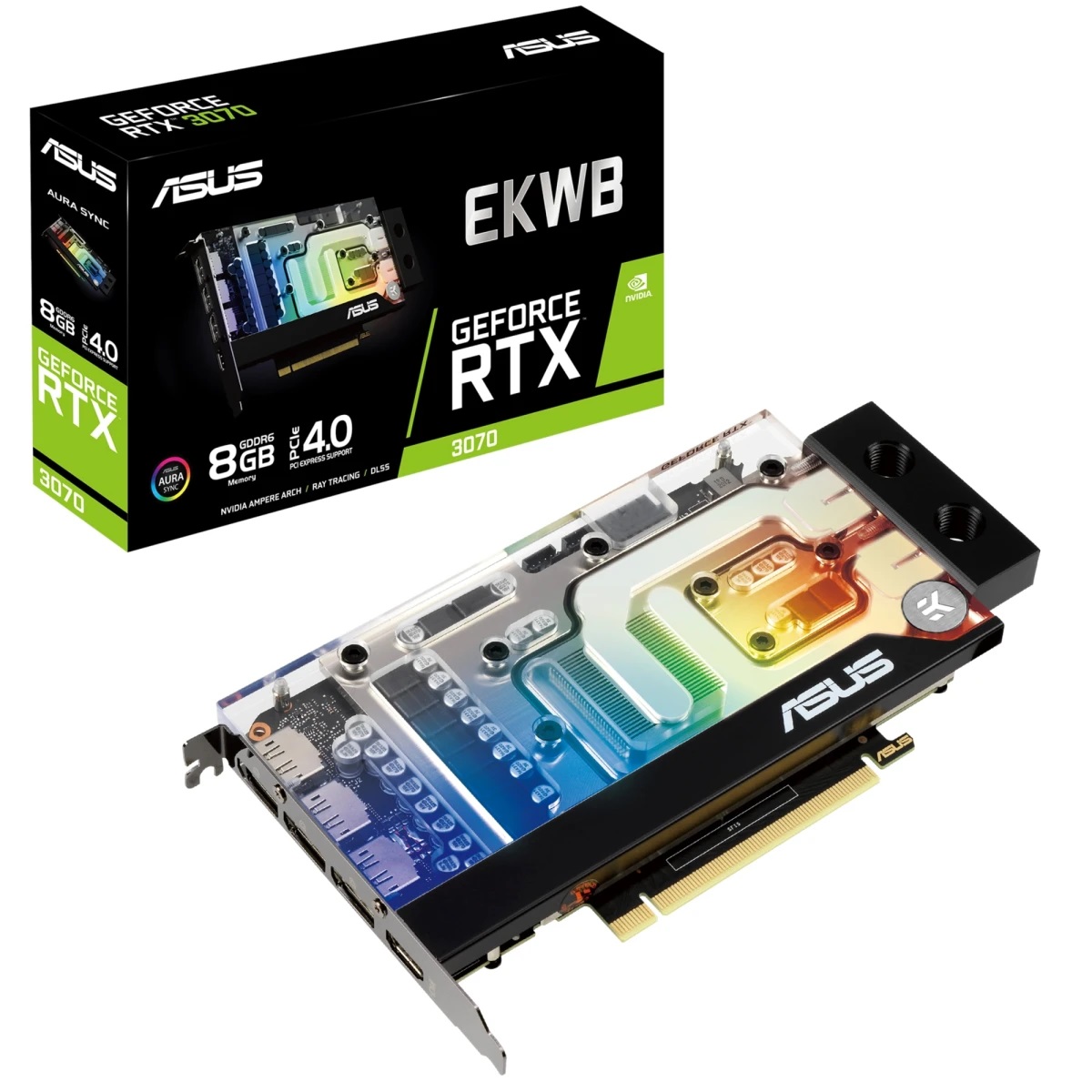 Asus GeForce RTX 3080 EK Watercooled LHR 10GB GDDR6X PCI-Express Graphics C