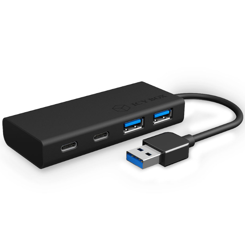 IcyBox - IcyBox 4-port hub with USB Type-A Interface