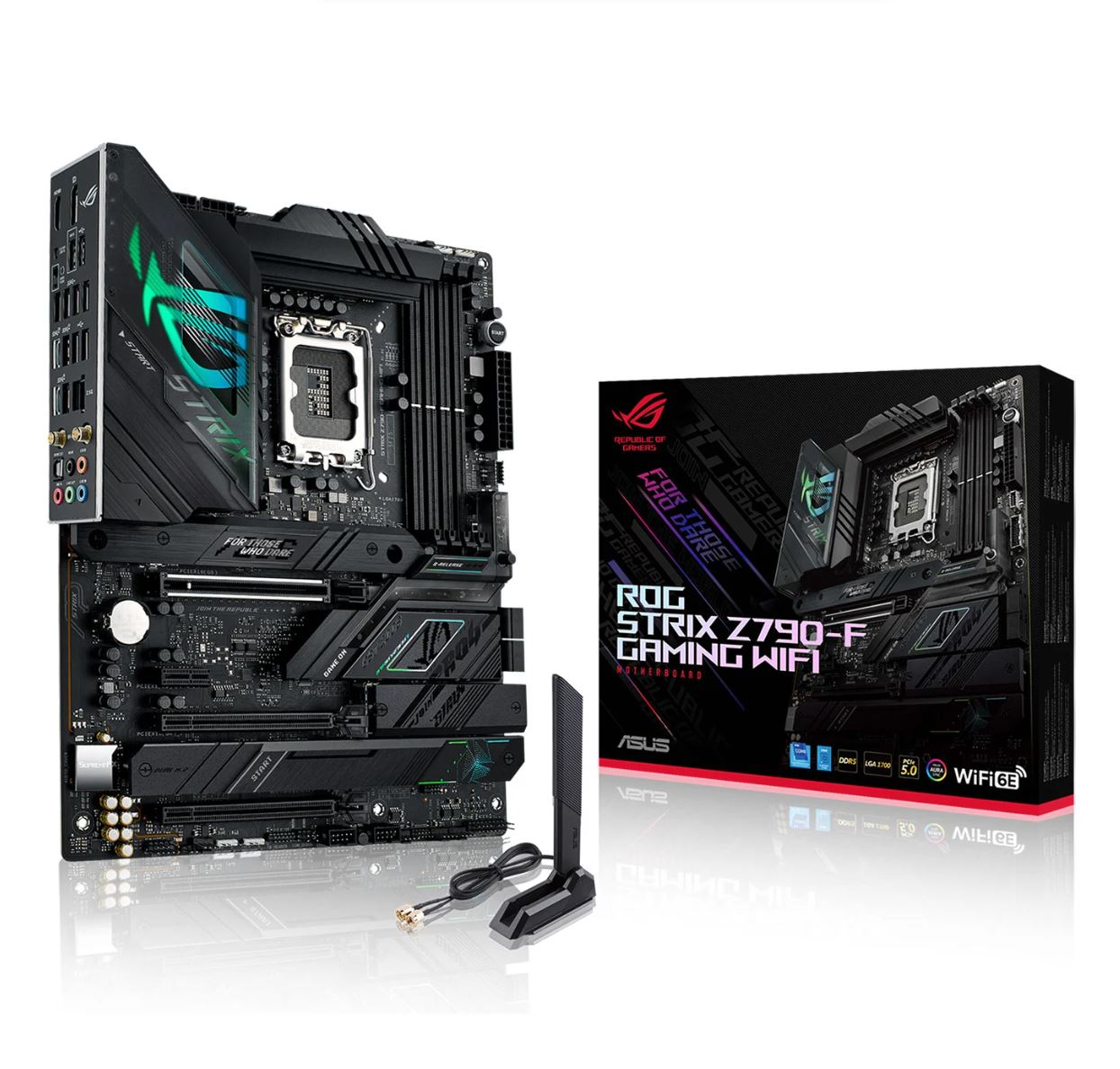 Asus - B Grade Asus ROG Strix Z790-F Gaming WIFI  (LGA 1700) DDR5 ATX Motherboard