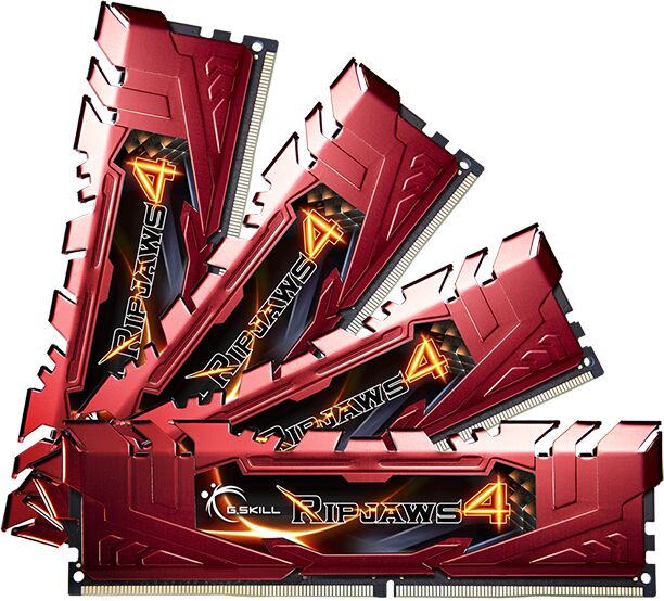 G.Skill - G.Skill Ripjaws 4 16GB (4x4GB) DDR4 PC4-19200C15 2400MHz Quad Channel Kit -