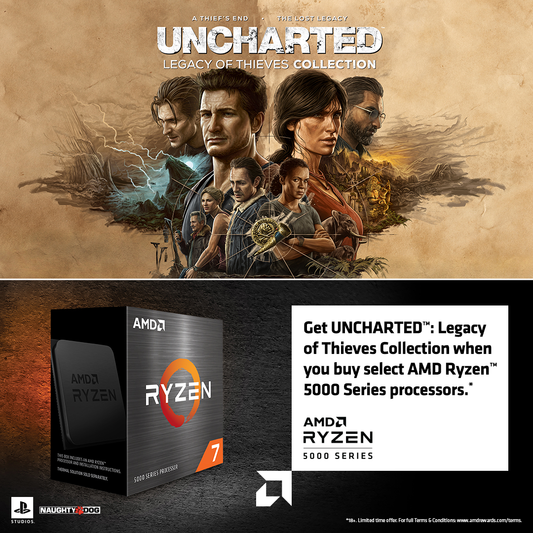 AMD - AMD Performance To Enhance Your Adventure - Uncharted Legacy of Thieves Col
