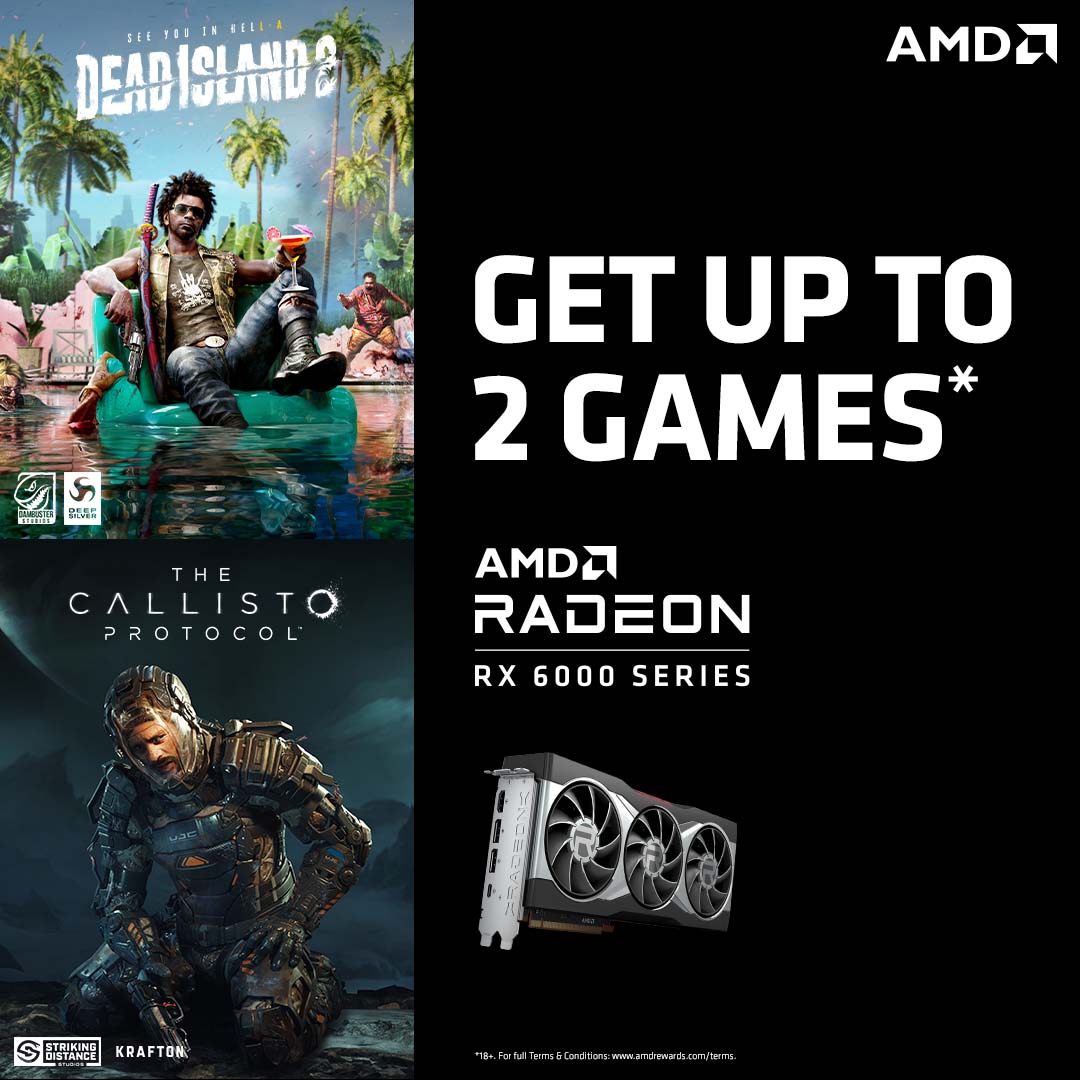 AMD - AMD Radeon Raise The Game Bundle - Dead Island 2  The Callisto Project