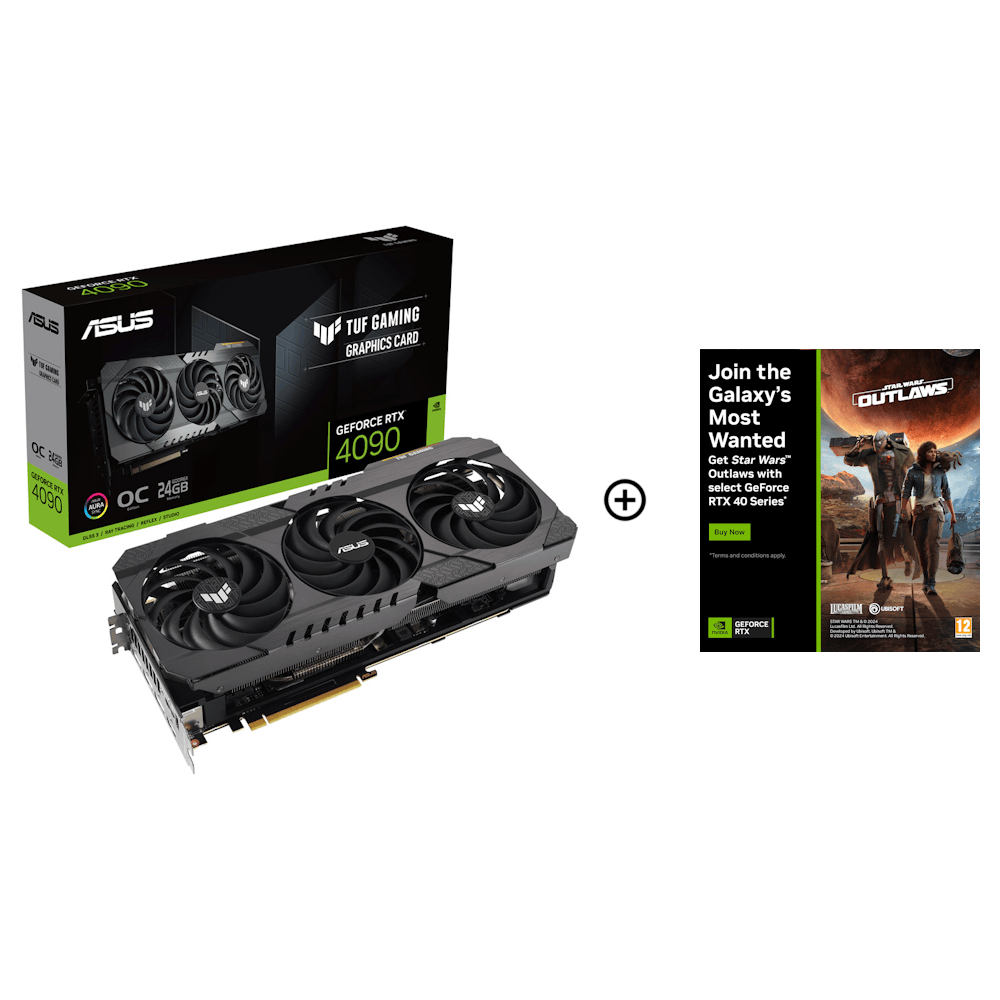 Asus GeForce RTX 4090 TUF OG OC 24GB GDDR6X PCI-Express Graphics Card