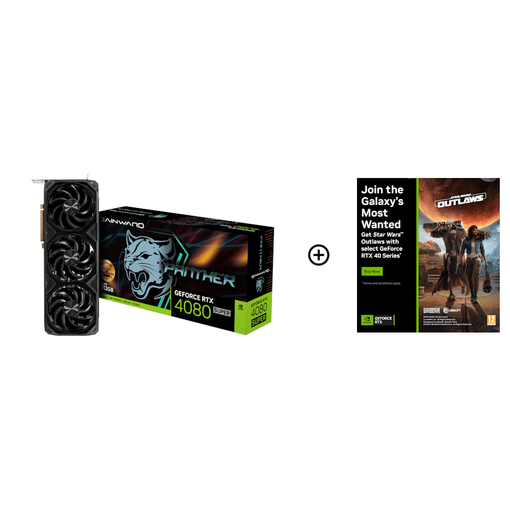 Gainward GeForce RTX 4080 SUPER Panther OC 16GB GDDR6X PCI-Express Graphics