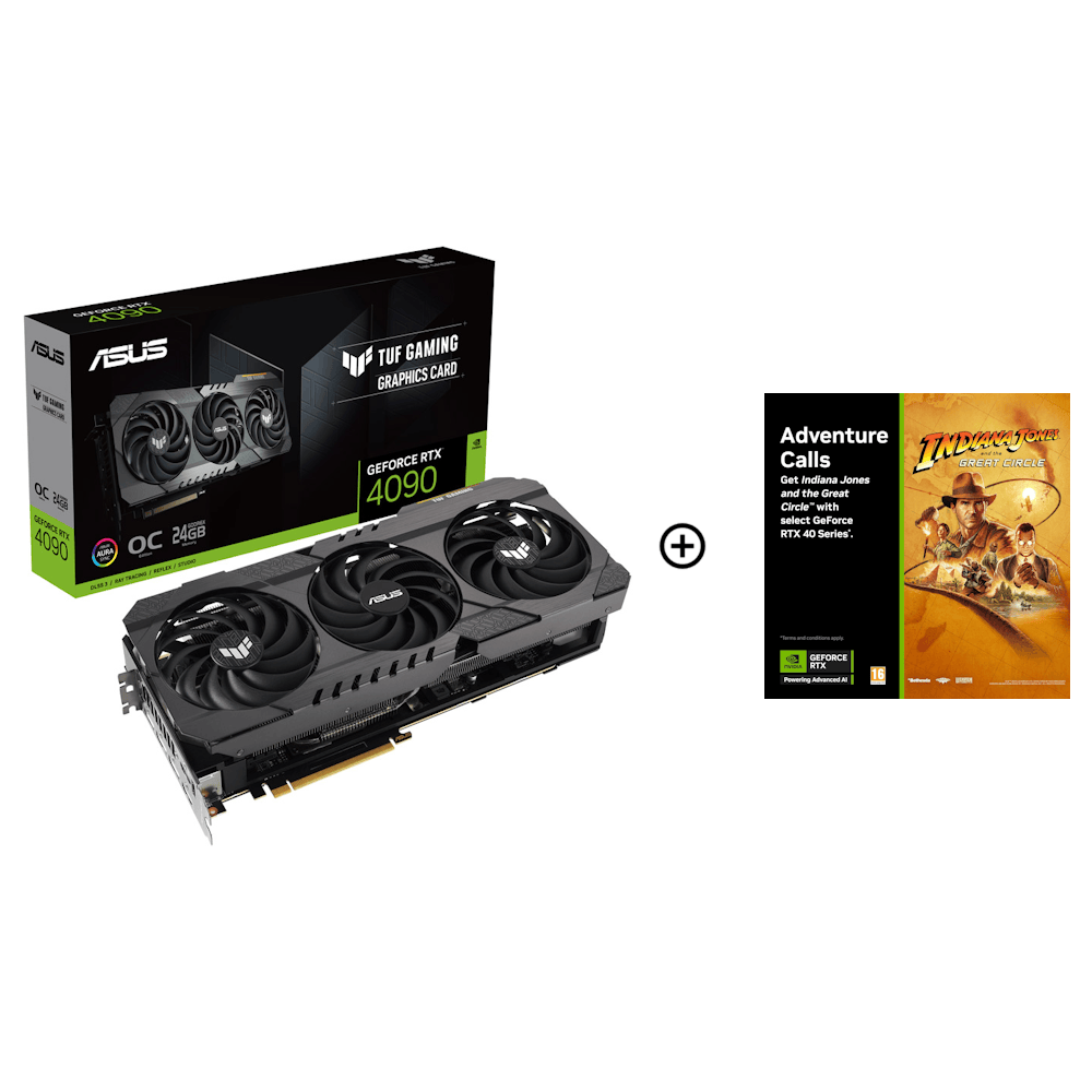 Asus GeForce RTX 4090 TUF OG OC 24GB GDDR6X PCI-Express Graphics Card