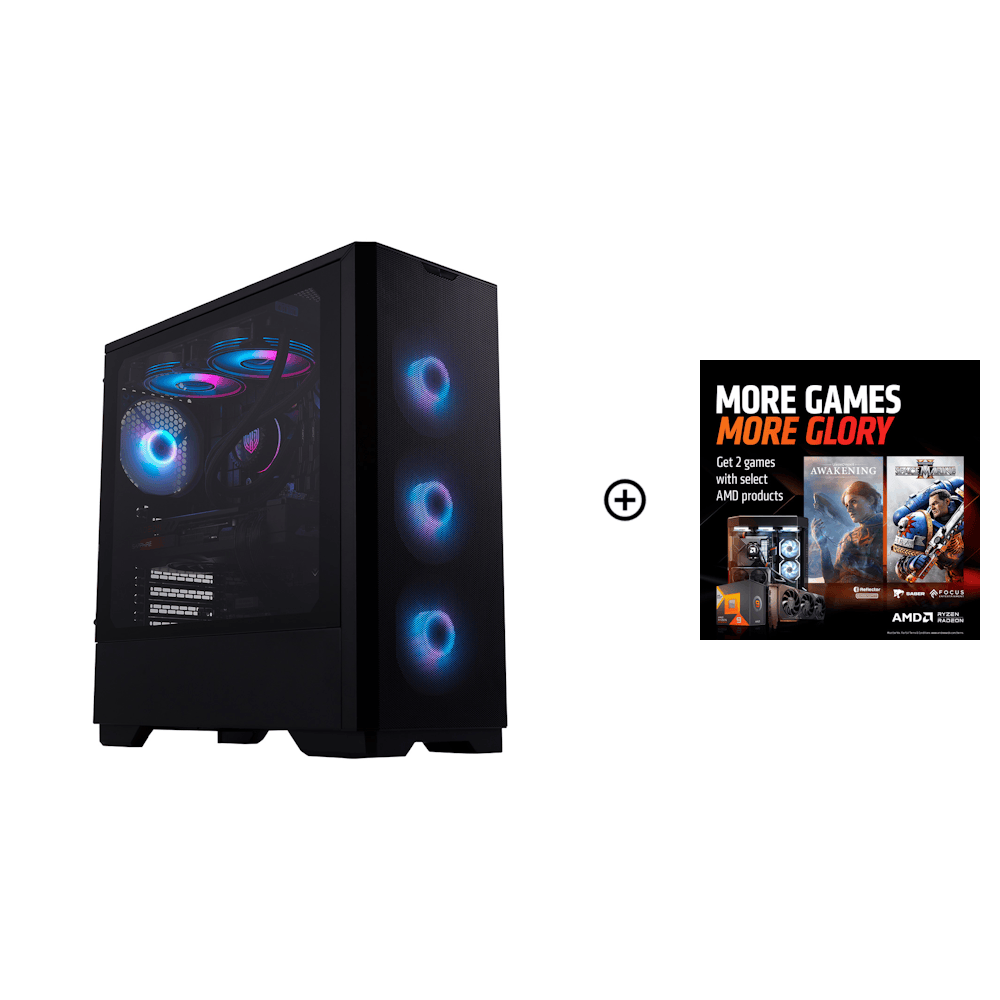 Overclockers UK - OcUK Gaming Buzzard - Intel i7 13700F, Radeon RX 7800 XT Gaming PC