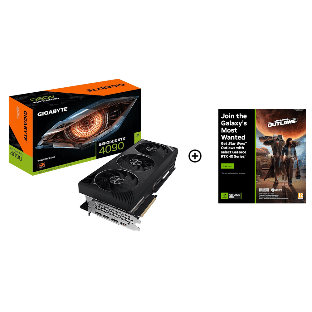 Gigabyte GeForce RTX 4090 WindForce 24GB GDDR6X PCI-Express Graphics Card