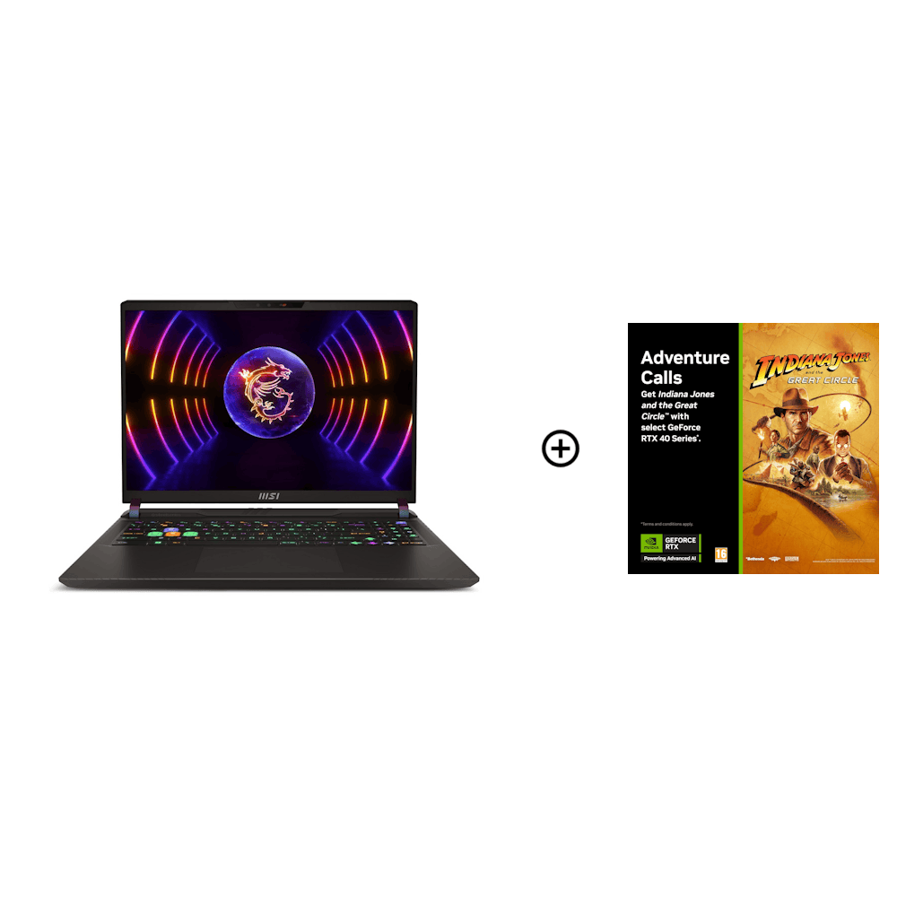 MSI - MSI Vector GP68 NVIDIA RTX 4080 16GB 16 FHD+ 144Hz i9-13950HX Gaming Laptop