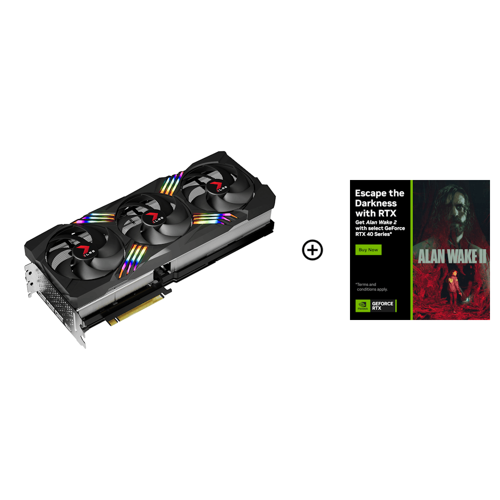 PNY GeForce RTX(TM) 4080 16GB Verto Triple Fan Graphics Card DLSS 3-