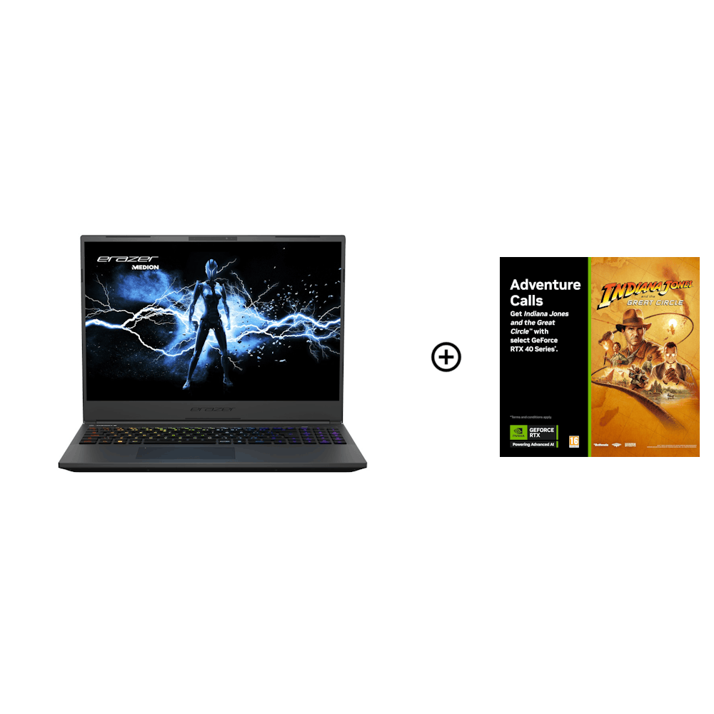 Medion Erazer Major X20 NVIDIA RTX 4070 16GB 16.0 240Hz QHD Intel i7-13700HX Gaming Laptop