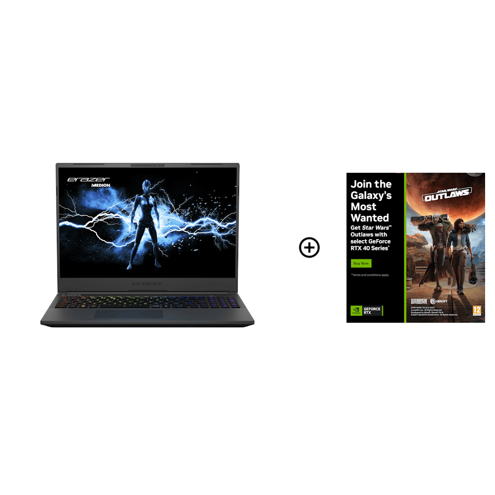 Medion Erazer Major X20 NVIDIA RTX 4070, 32GB, 16.0" 240Hz QHD+, Intel i9-13900HX Gaming Laptop