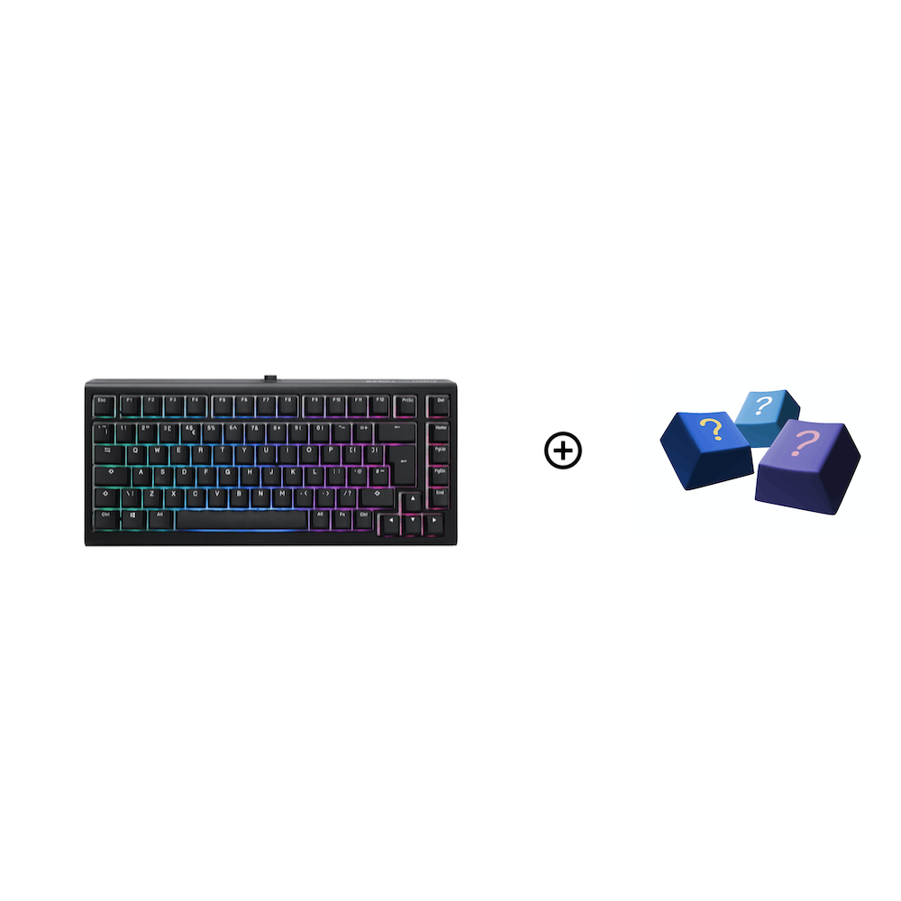 Ducky Project D Tinker 75% RGB USB Mechanical Gaming Keyboard Cherry MX Red - UK