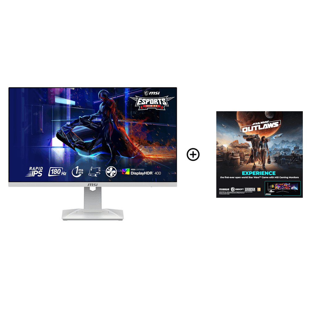 MSI 27" MAG 274QRFW 2560x1440 IPS 180Hz A-Sync Widescreen Gaming Monitor