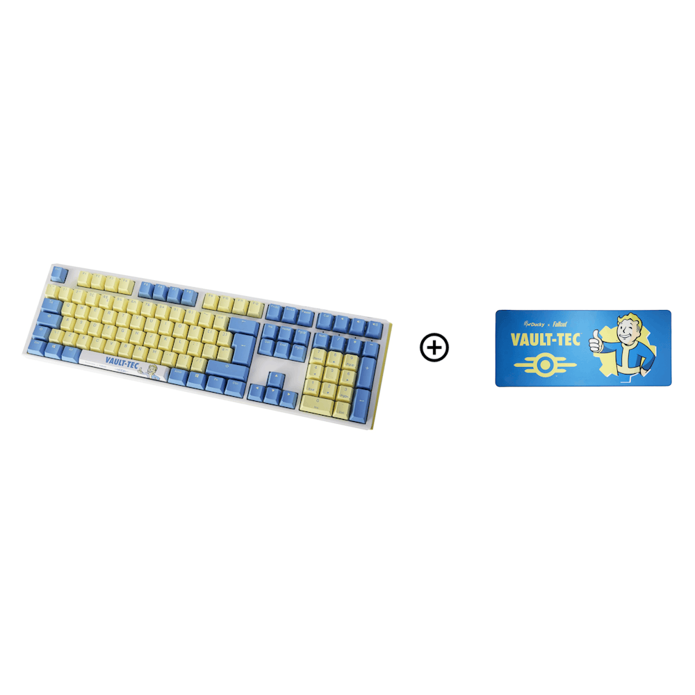 Ducky x Fallout One 3 RGB LE Cherry Red Switch Mechanical Gaming Keyboard UK Layout
