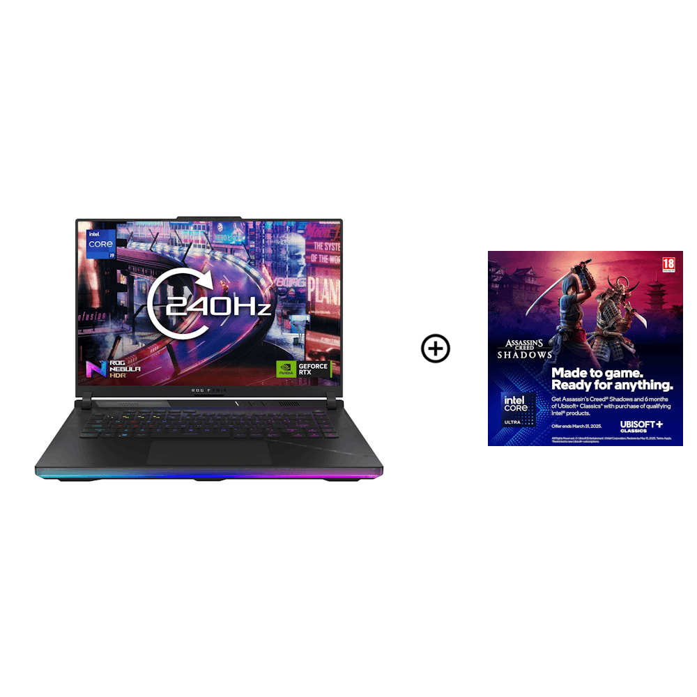 ASUS ROG Strix SCAR 16 NVIDIA RTX 4080, 32GB, 16.0" WQXGA 240Hz Mini LED, Intel i9-13980HX Laptop