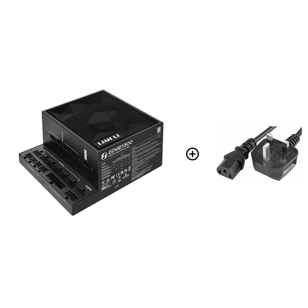 Lian Li EDGE 1300w 80 Plus Platinum Power Supply - Black