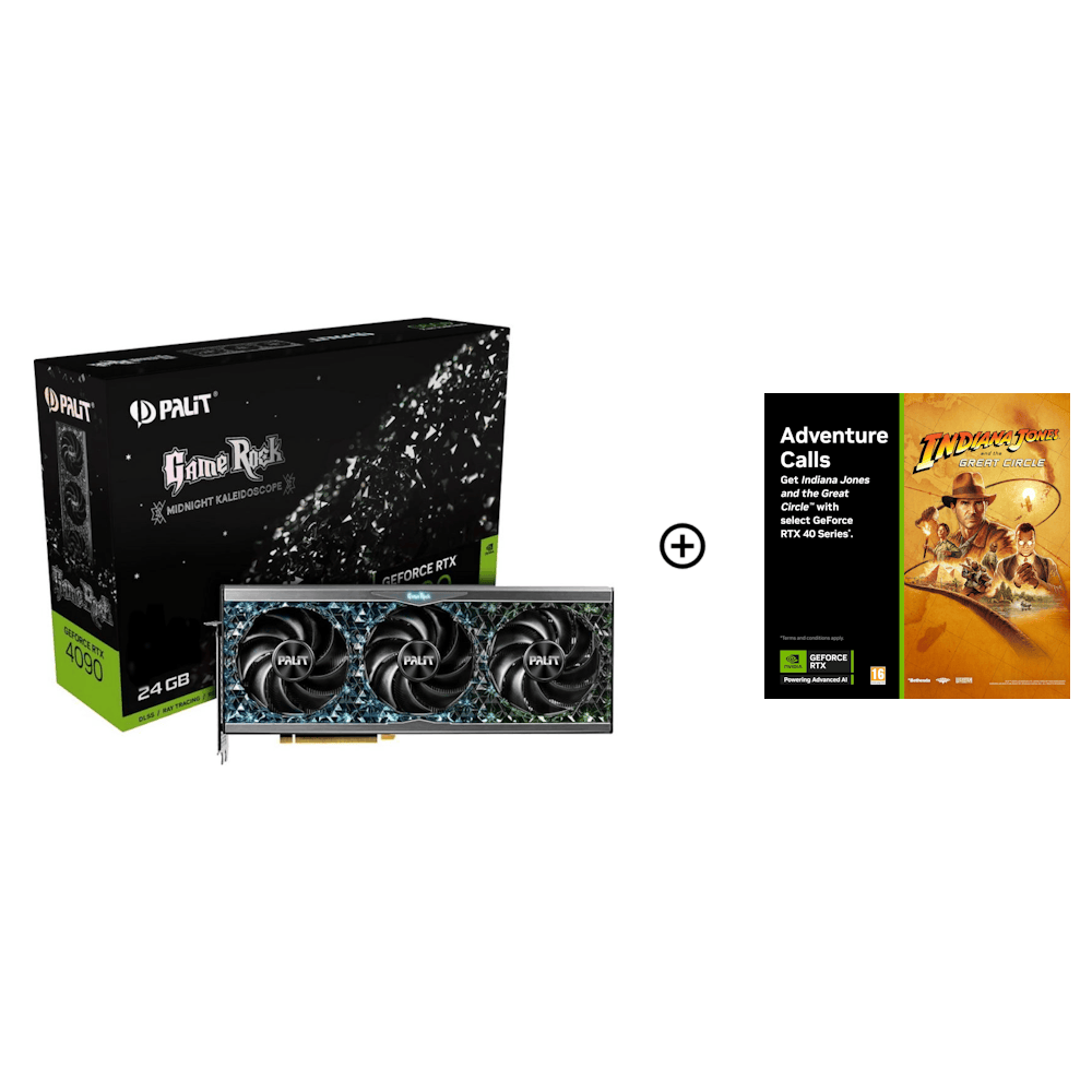 Palit GeForce RTX 4090 GameRock 24GB GDDR6X PCI-Express Graphics Card