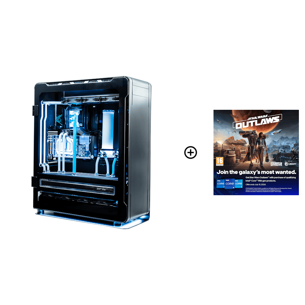 Infin8 Hunter - Intel Core i9-14900K Pro-Tuned Watercooled Extreme Gaming PC