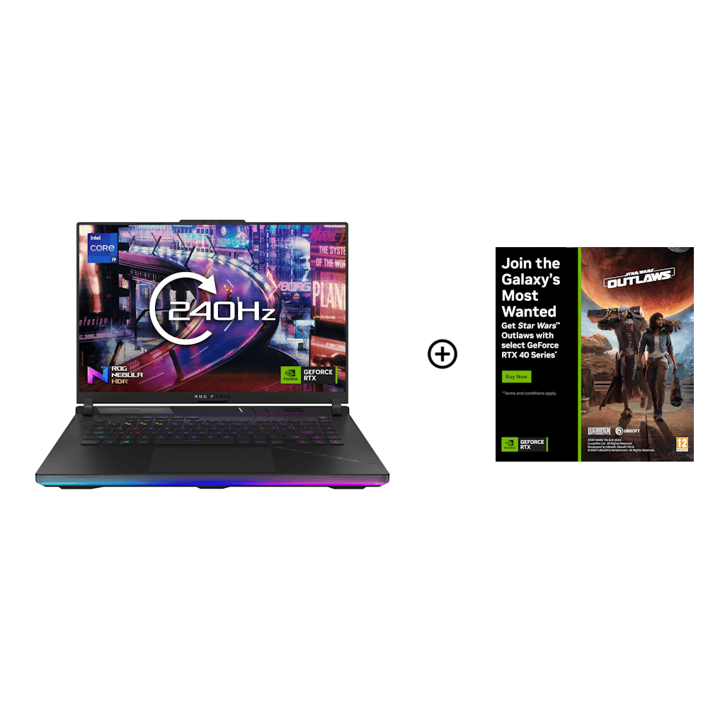 ASUS ROG Strix SCAR 16 NVIDIA RTX 4080, 32GB, 16.0" WQXGA 240Hz Mini LED, Intel i9-13980HX Laptop