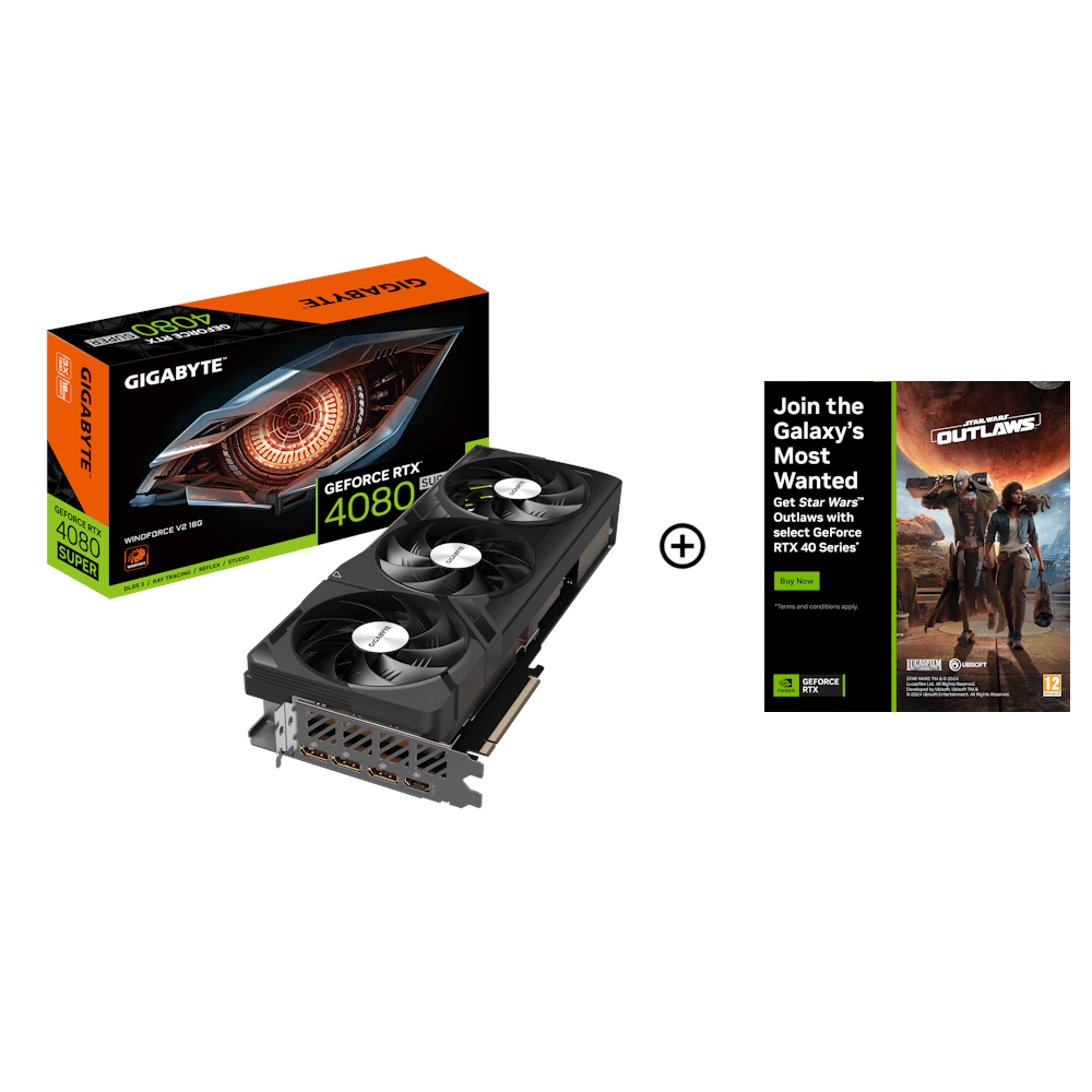 Gigabyte GeForce RTX 4080 SUPER WindForce V2 16GB GDDR6X PCI-Express Graphics