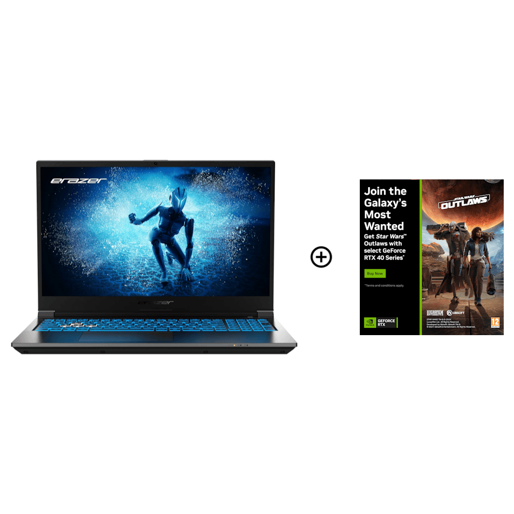 Medion Erazer Deputy P60 NVIDIA RTX 4070, 16GB, 15.6" FHD 144Hz, Intel i7-13620H Gaming Laptop