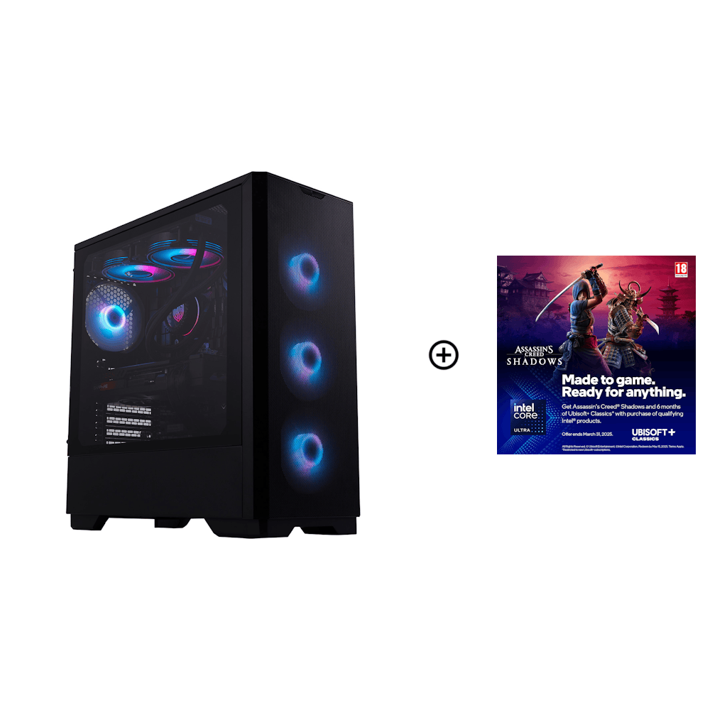 OcUK Gaming Buzzard - Intel i7 13700F, Radeon RX 7800 XT Gaming PC