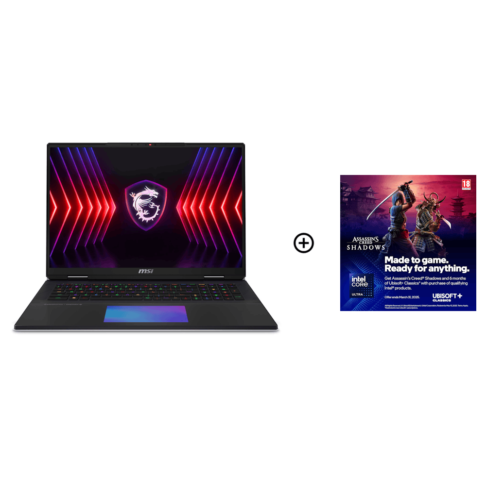 MSI Titan 18 HX NVIDIA RTX 4090 128GB 18 UHD+ MiniLED 120Hz Intel i9-14900HX Gaming Laptop