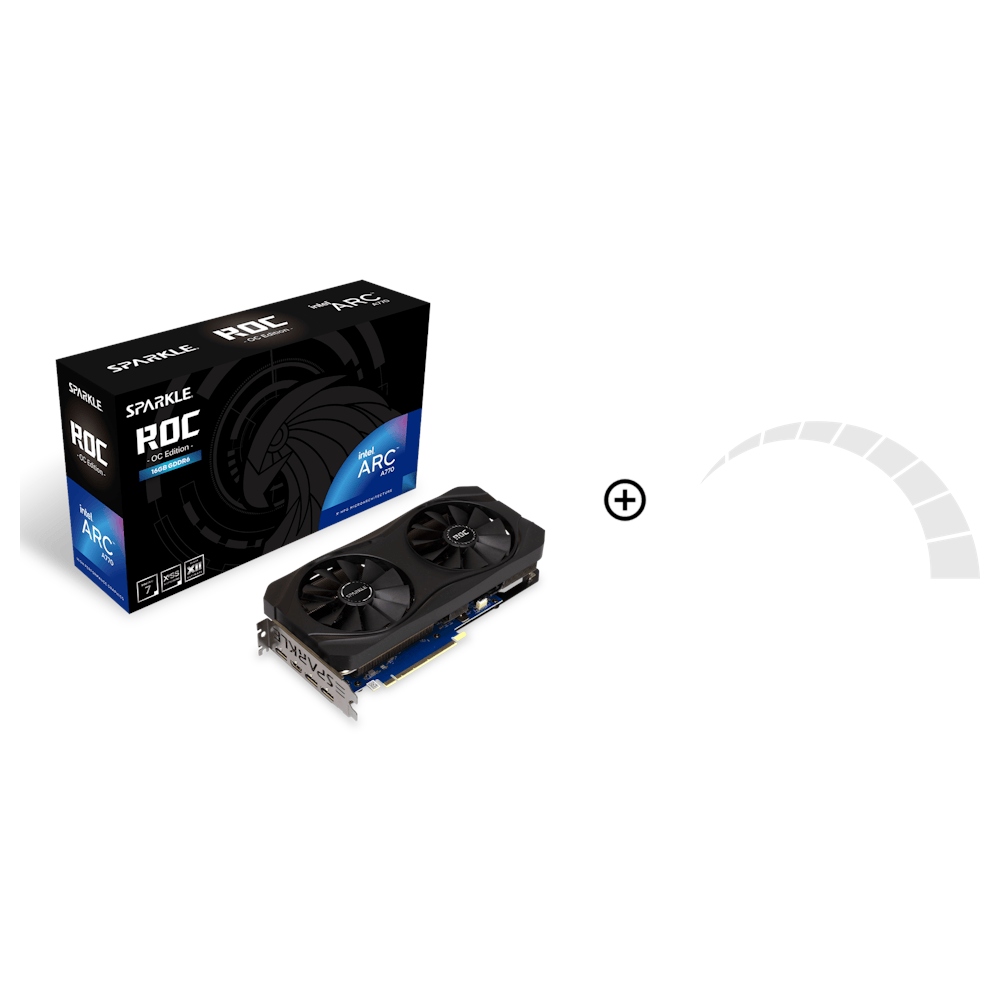 Sparkle Intel ARC A770 ROC OC Edition 16GB GDDR6 Graphics Card