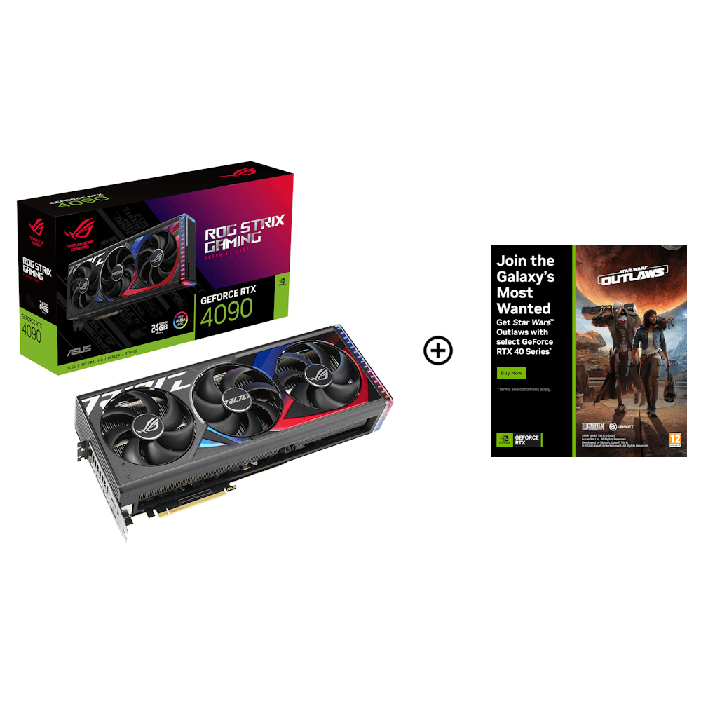 Asus GeForce RTX 4090 ROG Strix 24GB GDDR6X PCI-Express Graphics Card