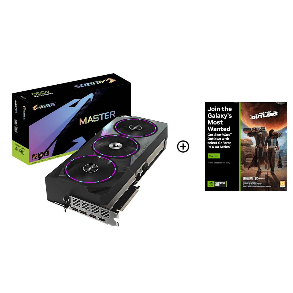 Gigabyte AORUS GeForce RTX 4090 MASTER 24GB GDDR6X PCI-Express Graphics Card