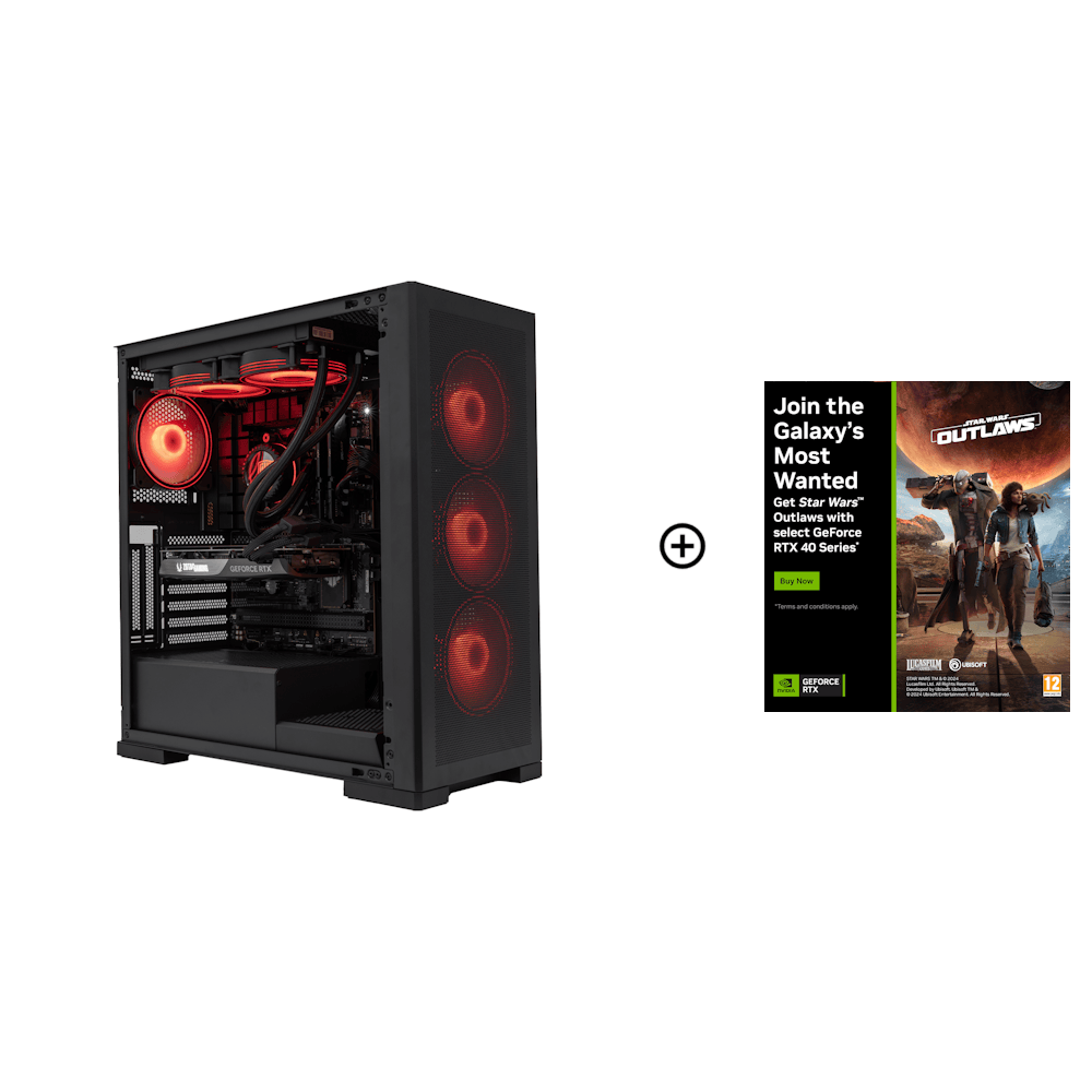 OcUK Gaming Rapier - AMD Ryzen 5 7600, GeForce RTX 4070 Super Gaming PC