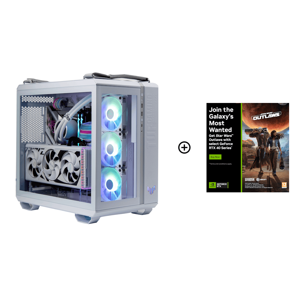 OcUK Gaming Radiance Drift - Intel Core i9, RTX 4090 - Powered By Asus Gaming PC