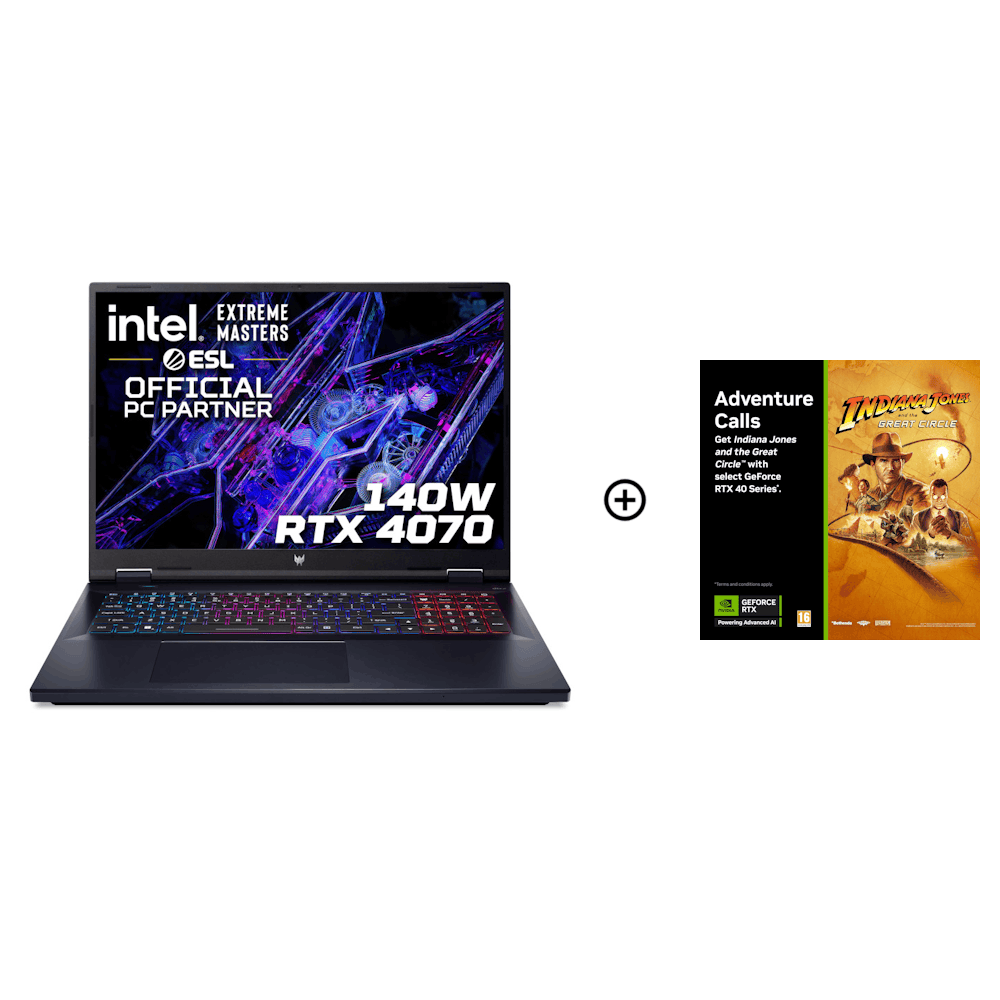 Acer Predator Helios Neo 18 NVIDIA RTX 4070 16GB 18 WQXGA 240Hz Intel i7-14700HX Gaming Laptop