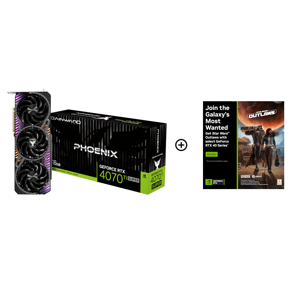 Gainward GeForce RTX 4070 Ti SUPER Phoenix 16GB GDDR6X PCI-Express Graphics