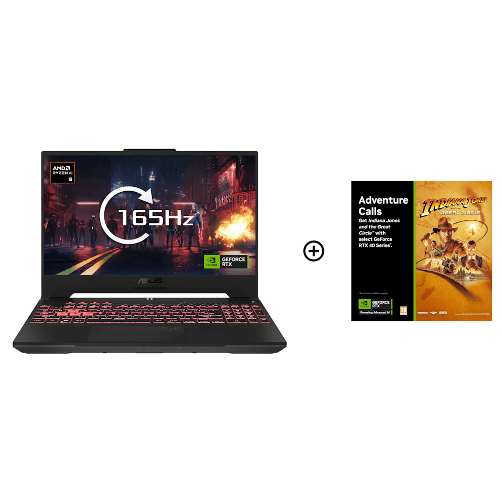 ASUS TUF Gaming A15 NVIDIA RTX 4070 32GB 15.6 WQHD 165Hz AMD R9-8945HS Gaming Laptop