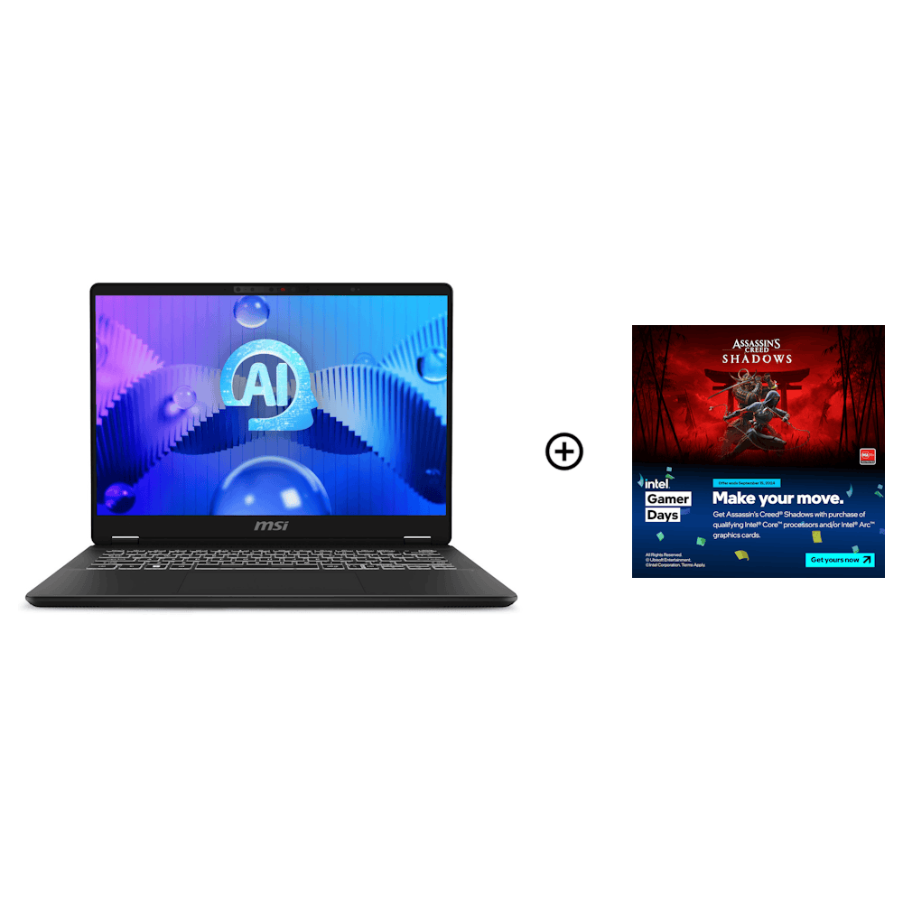 MSI Prestige 14 AI Studio NVIDIA RTX 4050 32GB 14 QHD+ 2.8K Intel Ultra 7 155H Laptop