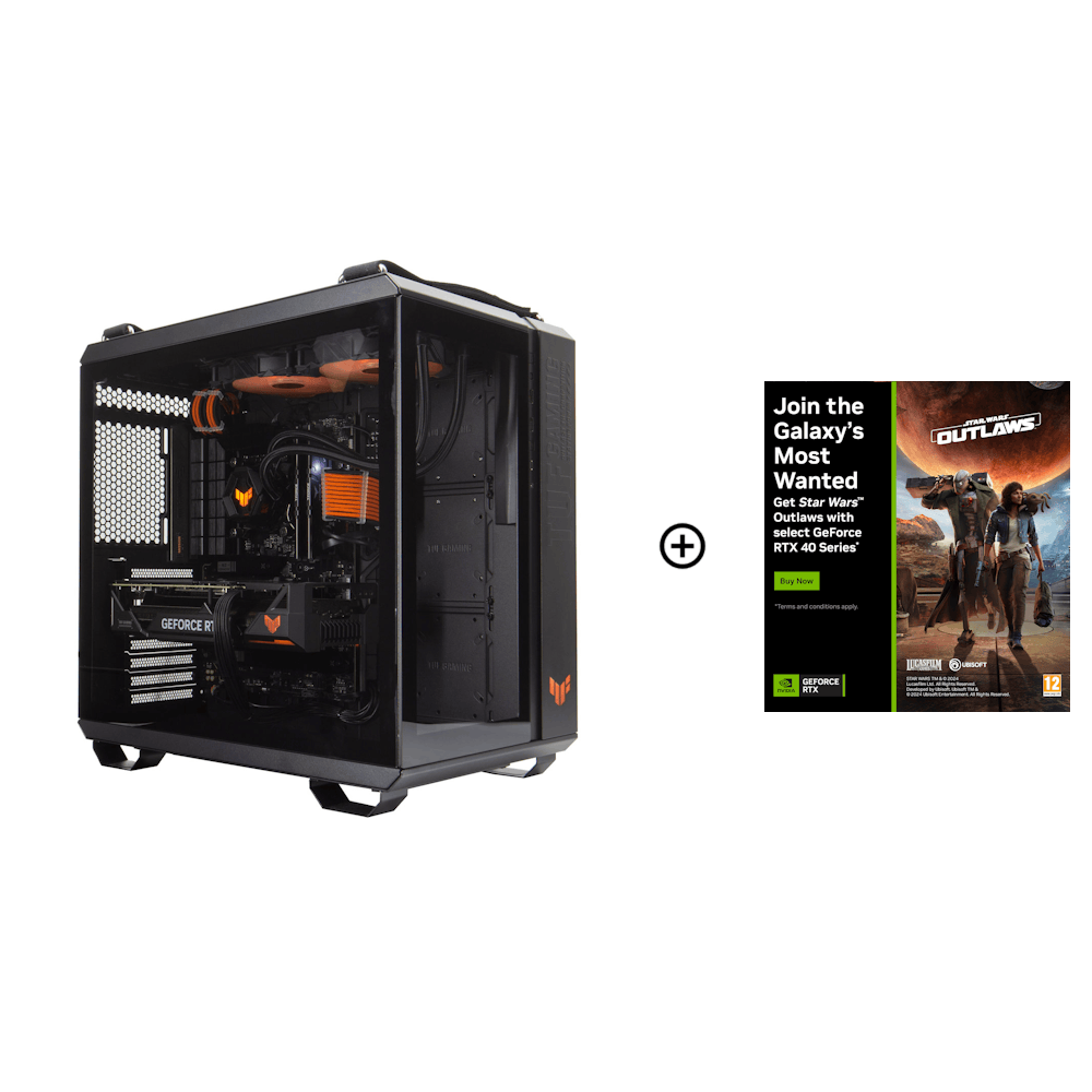 OcUK Gaming Radiance Ember - Intel Core i5, RTX 4070Ti - Powered By Asus Gaming PC