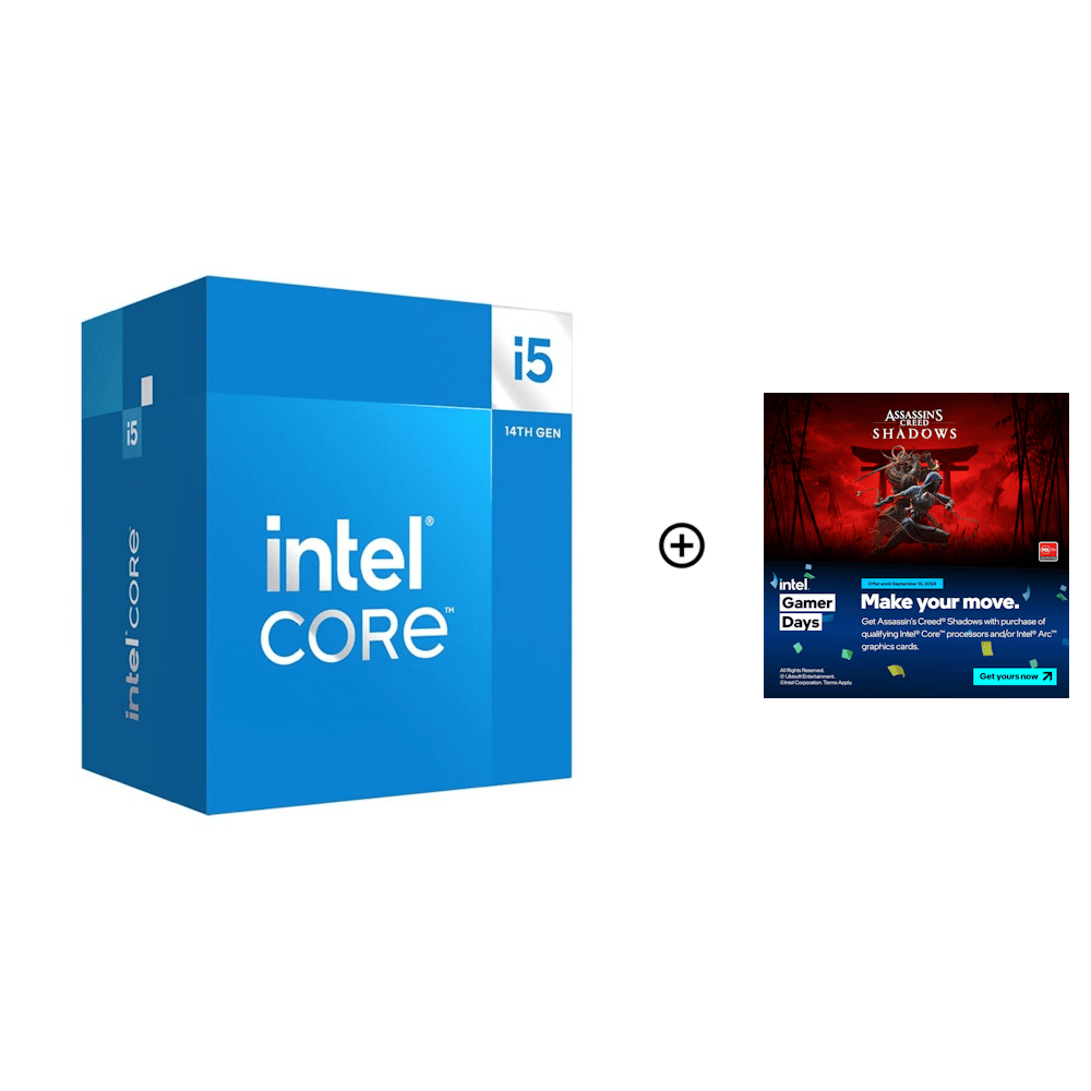 Intel Core i5-14400F (Raptor Lake-S) Socket LGA1700 Processor - Retail