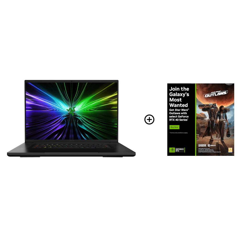 Razer - Razer Blade 18 NVIDIA RTX 4080, 32GB, 18” QHD+ 300Hz Mini-LED, Intel Core i9-14900HX Gaming Laptop