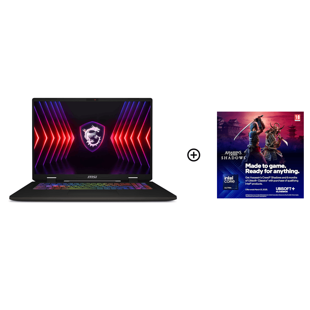 MSI Sword 17 HX NVIDIA RTX 4070 16GB 17 QHD+ 240Hz Intel i7-14700HX Gaming Laptop