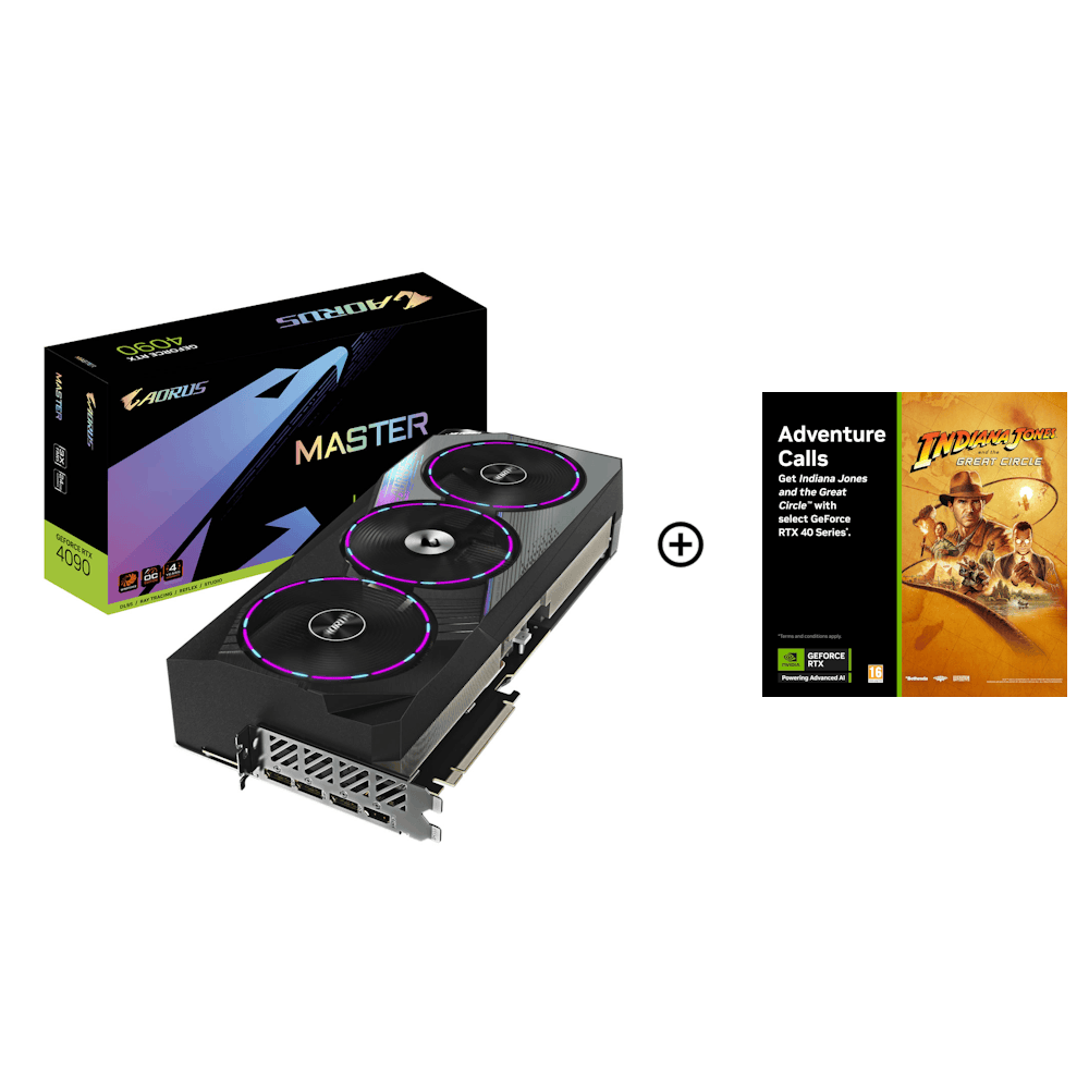 Gigabyte AORUS GeForce RTX 4090 MASTER 24GB GDDR6X PCI-Express Graphics Card