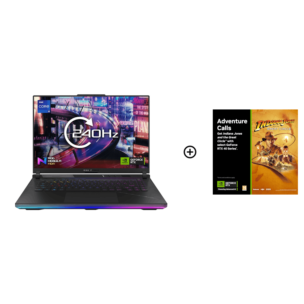 ASUS ROG Strix SCAR 16 NVIDIA RTX 4080, 32GB, 16.0" WQXGA 240Hz Mini LED, Intel i9-13980HX Laptop