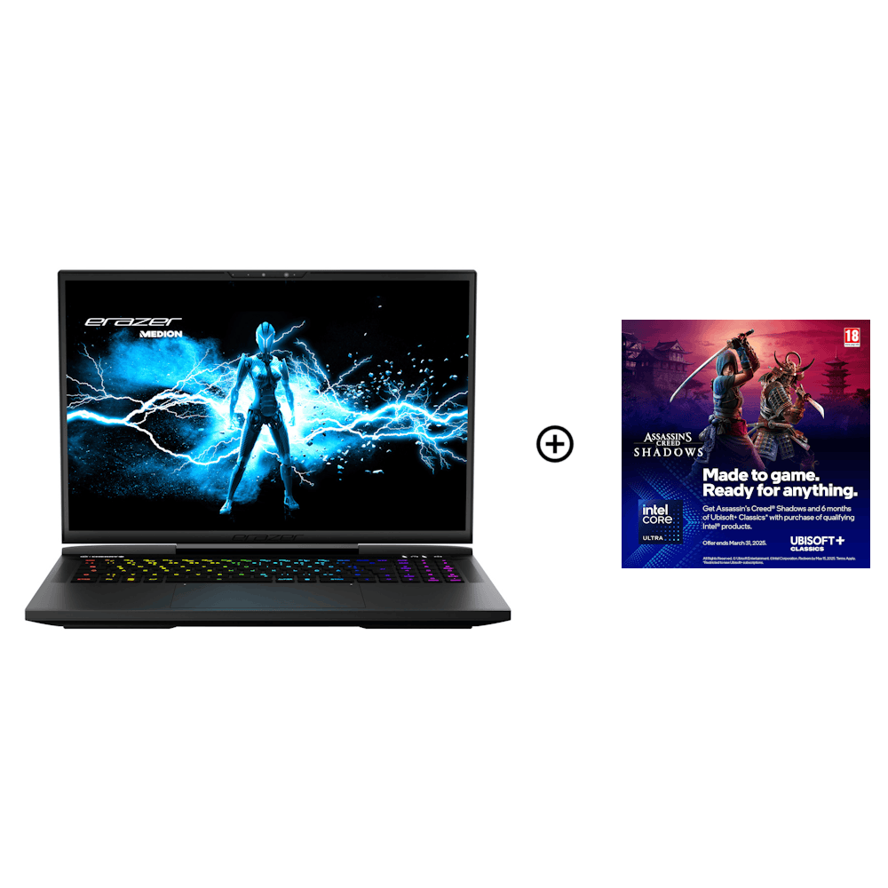 Medion Erazer Beast X40 NVIDIA RTX 4070 32GB 17.3 240Hz QHD Intel i9-14900HX Gaming Laptop