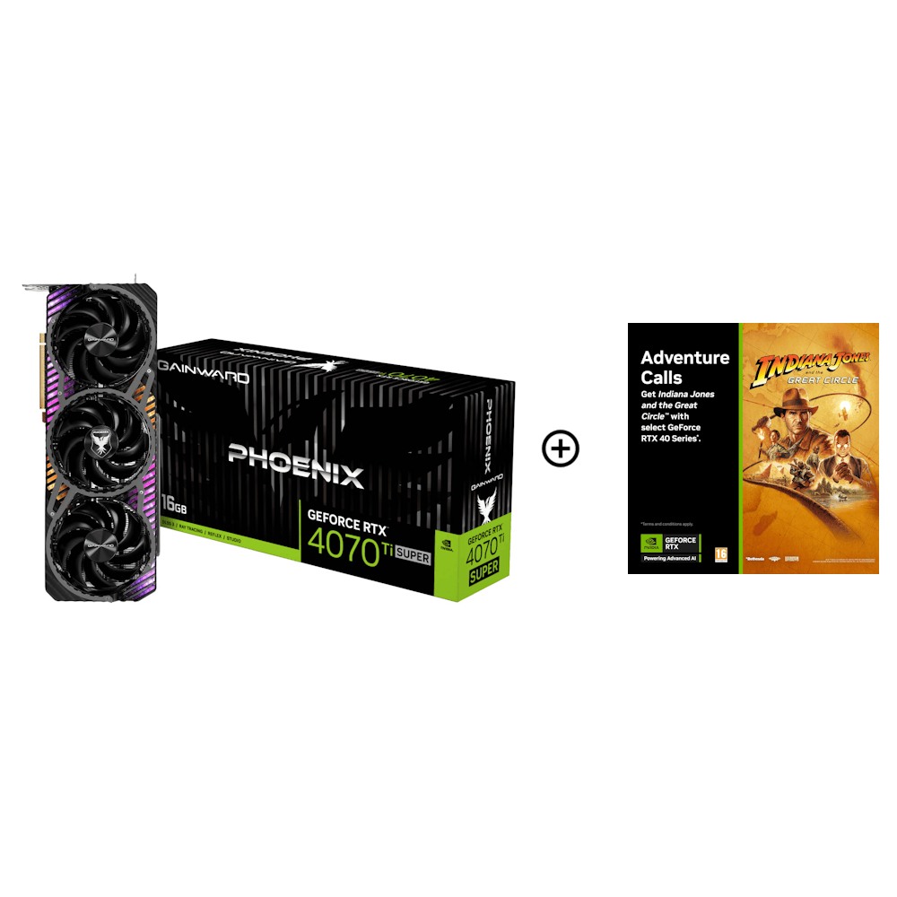 Gainward GeForce RTX 4070 Ti SUPER Phoenix 16GB GDDR6X PCI-Express Graphics