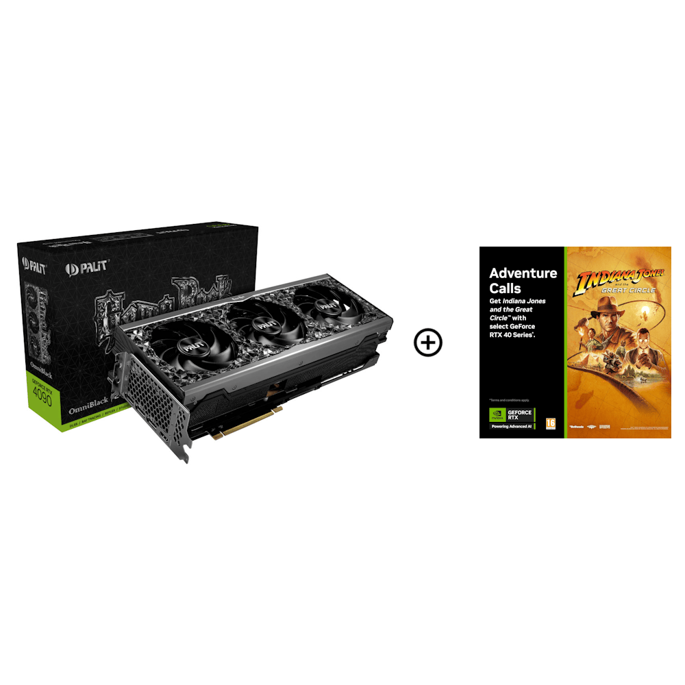 Palit GeForce RTX 4090 OmniBlack 24GB GDDR6X PCI-Express Graphics Card